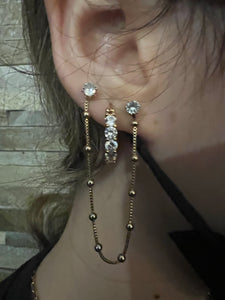 Double link earring