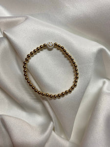 Gold Smiley Bracelet