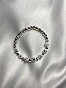 Customizable Silver Bracelet
