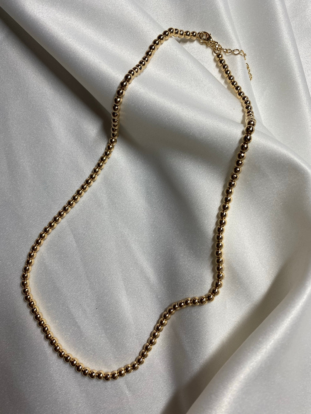 4mm Beaded Necklace